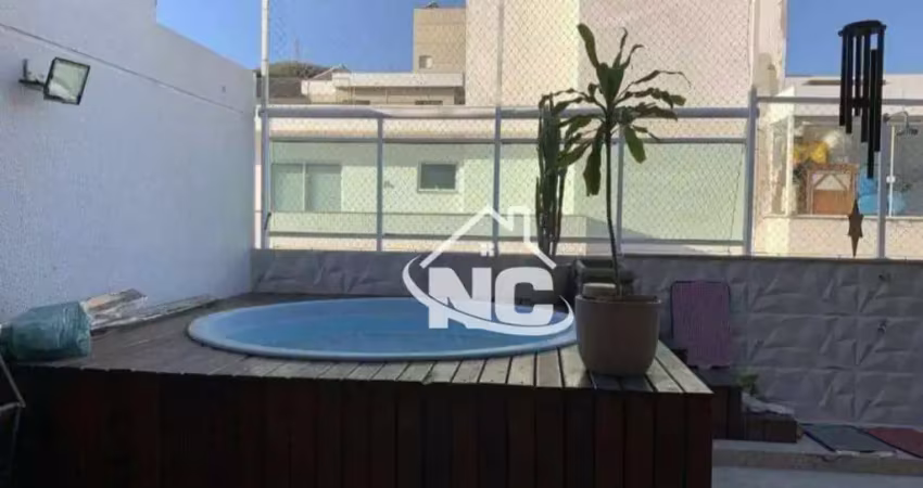 Cobertura com 3 quartos à venda, 96 m² por r$ 1.020.000 - santa rosa - niterói/rj