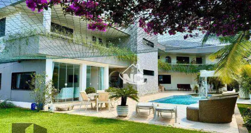 Casa com 4 quartos à venda, 1000m² por r$ 5.600.000 - barra da tijuca - rio de janeiro/rj