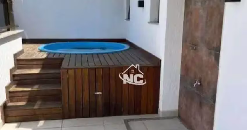 Cobertura condomínio djon com 2 quartos à venda, 135 m² por r$ 1.050.000 - santa rosa - niterói/rj