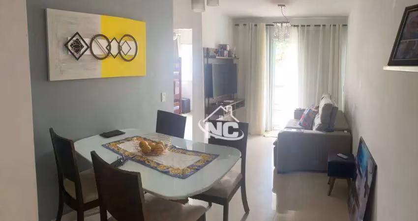 Apartamento com 2 quartos à venda, 66 m² por r$ 350.000 - maceió - niterói/rj