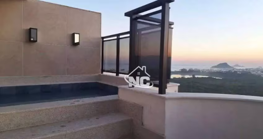 Cobertura com 3 quartos à venda, 140 m² por r$ 1.450.000 - recreio dos bandeirantes - rio de janeiro/rj