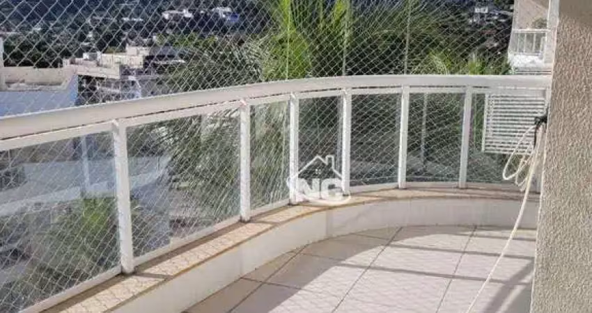 Apartamento condomínio praia oceânicas 3  à venda, 12quartos6 m² por r$ 657.000 - itaipu - niterói/rj