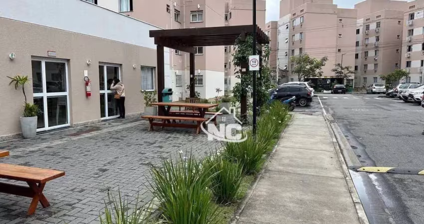 Apartamento  no condomínio viva mais são gonçalo com 2 dormitórios à venda, 40 m² por r$ 190.000 - neves - são gonçalo/rj