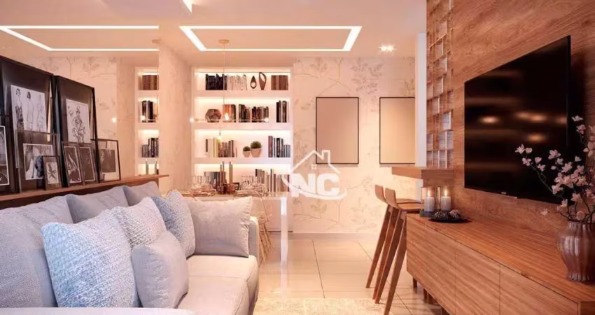 Apartamento no largo da batalha com 2 quartos à venda, 65 m² por r$ 380.000 - largo da batalha - niterói/rj