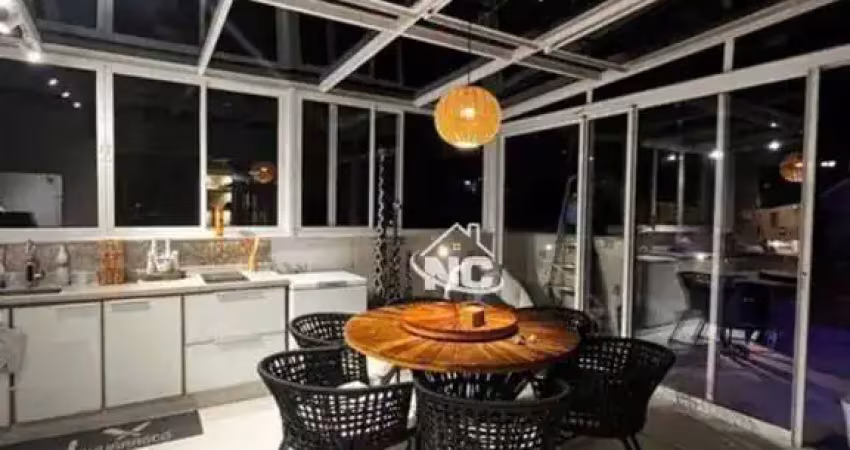 Cobertura com 2 dormitórios à venda, 128 m² por r$ 1.799.000,00 - icaraí - niterói/rj
