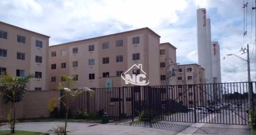 Apartamento no condomínio solar dos oitis i com 2 quartos à venda, 45 m² por r$ 165.000 - trindade - são gonçalo/rj