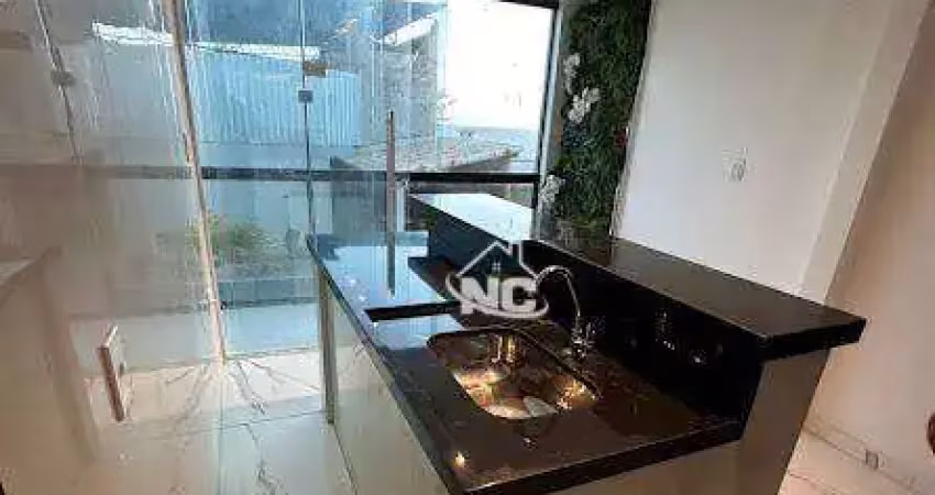 Flat com 1 quarto à venda, 28 m² por r$ 230.000 - jardim atlântico leste (itaipuaçu) - maricá/rj