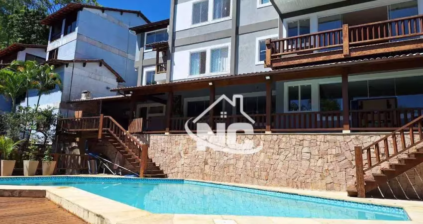 Casa com 3 dormitórios à venda, 360 m² por r$ 1.600.000,00 - itaipu - niterói/rj