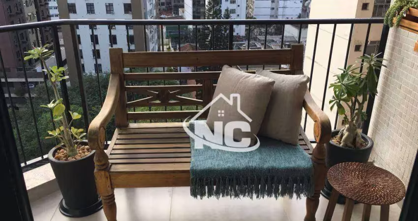 Apartamento com 2 quartos sendo 1 suíte à venda, 65 m² por r$ 490.000 - icaraí - niterói/rj