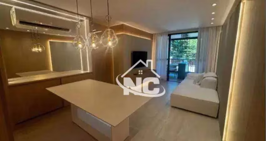 Apartamento no condominio ravello residenziale com 3 quartos à venda, 110 m² por r$ 2.000.000 - piratininga - niterói/rj