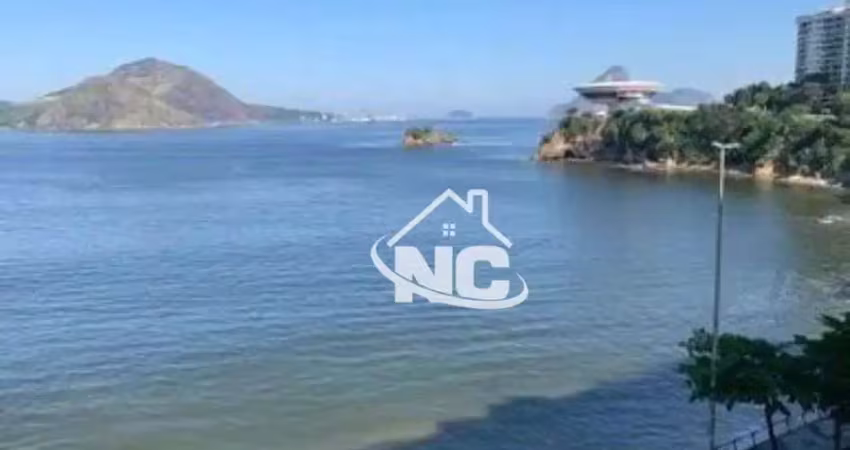 Apartamento vista mar com 4 quartos à venda, 300 m² por r$ 3.200.000 - ingá - niterói/rj