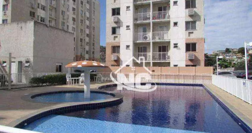 Apartamento com 2 quartos sendo 1 suíte  à venda, 60 m² por r$ 350.000 - neves - são gonçalo/rj