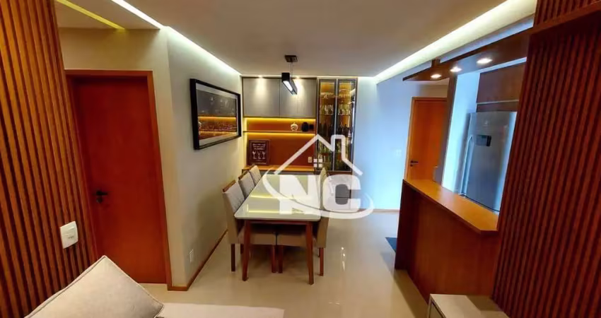 Apartamento no condominio enterprise com 2 quartos à venda, 62 m² por r$ 450.000 - centro - itaboraí/rj