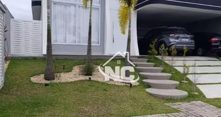 Alphaville maricá 1 - casa alto padrão 4 quartos à venda, 200 m² por r$ 1.650.000 - inoã - maricá/rj