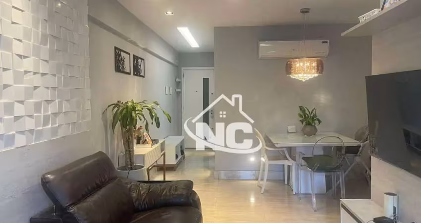 Apartamento condomínio oasis, com 3 quartos à venda, 104 m² por r$ 1.090.000 - camboinhas - niterói/rj