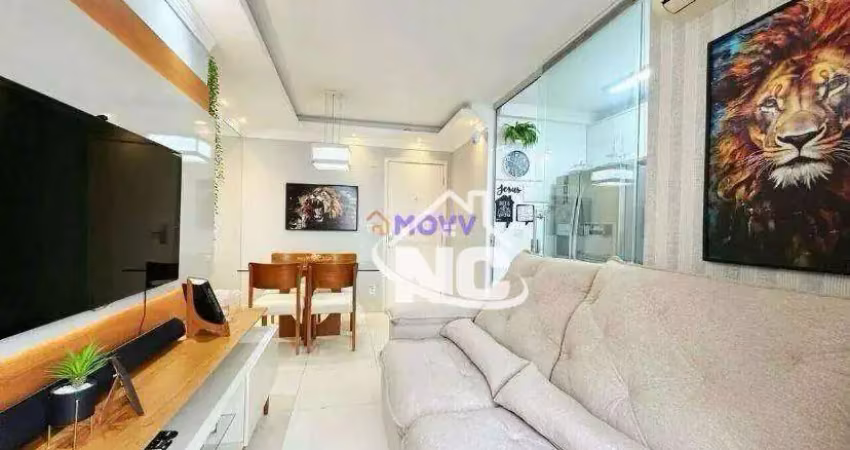 Apartamento com 2 quartos à venda, 65 m² por r$ 500.000 - barreto - niterói/rj