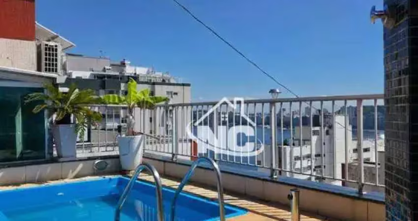 Cobertura com 3 dormitórios à venda, 202 m² por r$ 2.050.000,00 - icaraí - niterói/rj