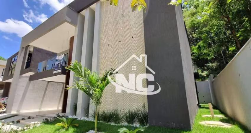 Casa com 3 dormitórios à venda, 230 m² por r$ 1.490.000,00 - maria paula - são gonçalo/rj