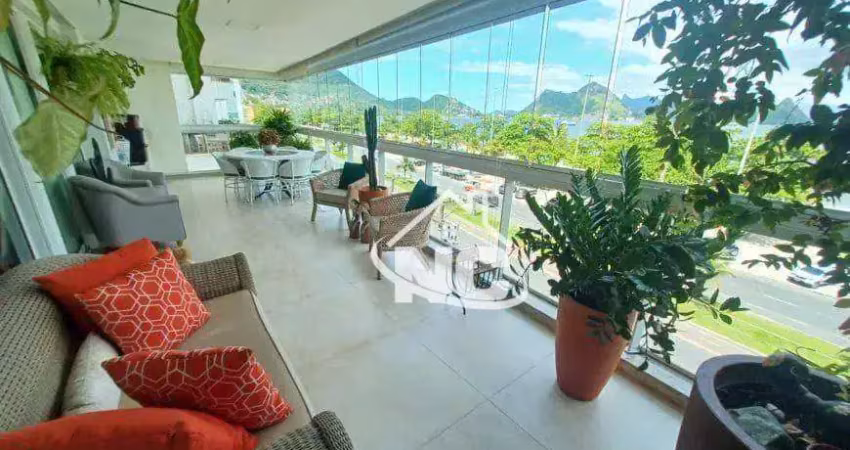 Cobertura com 4 dormitórios à venda, 227 m² por r$ 3.990.000,00 - charitas - niterói/rj