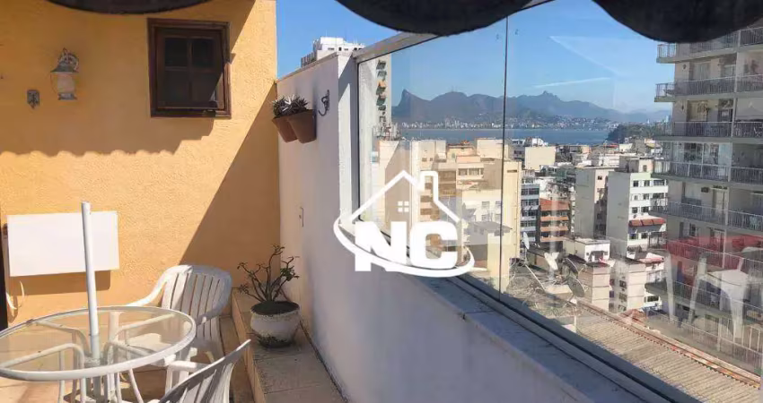 Cobertura com 4 quartos à venda, 220 m² por r$ 1.500.000 - icaraí - niterói/rj