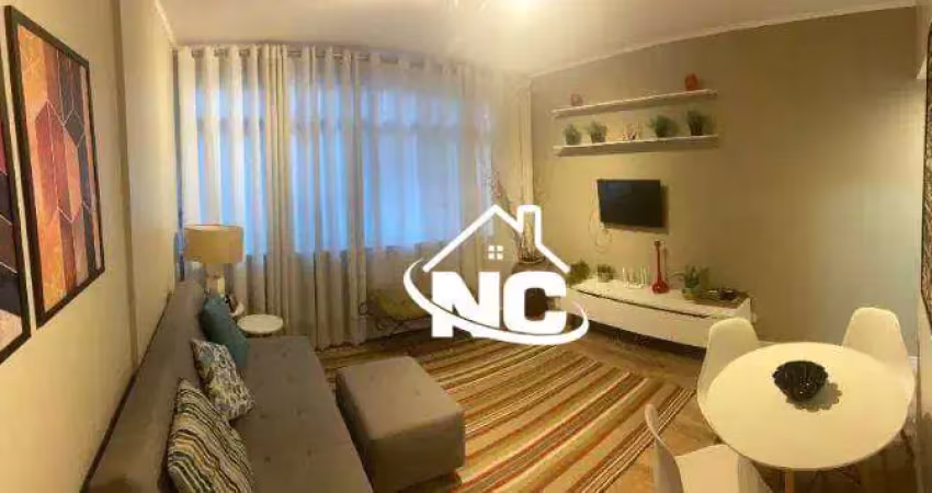 Apartamento na rua fagundes varellacom 2 quartos à venda, 56 m² por r$ 490.000 - ingá - niterói/rj