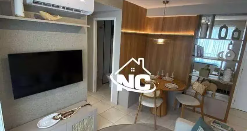 Apartamento com 1 dormitório à venda, 37 m² por r$ 234.000,00 - alcântara - são gonçalo/rj