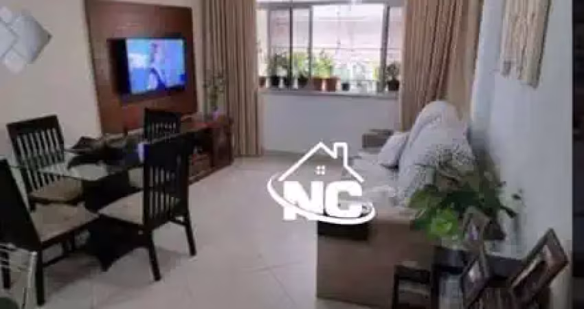 Apartamento com 2 quartos à venda, 90 m² por r$ 580.000 - santa rosa - niterói/rj
