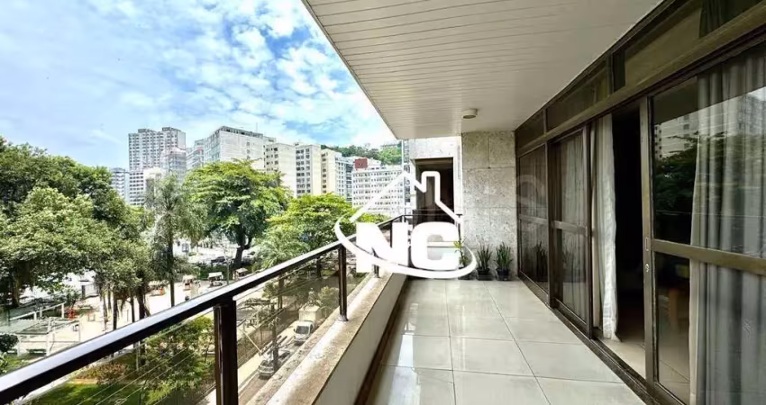 Apartamento com 4 quartos, sendo 2 suítes à venda, 300 m² por r$ 3.200.000 - icaraí - niterói/rj