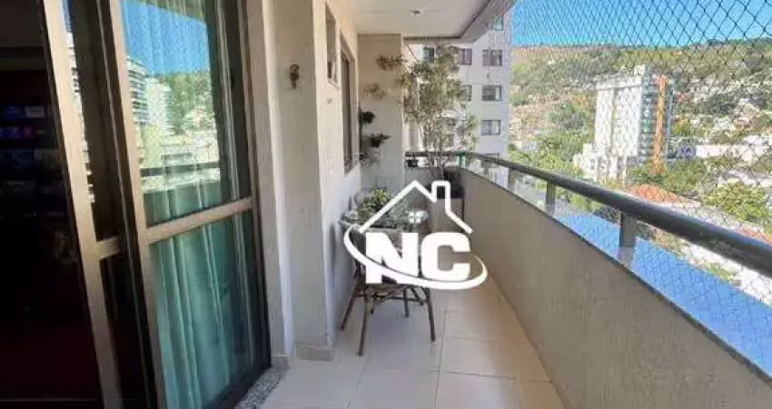 Apartamento com 3 quartos à venda, 105 m² por r$ 790.000 - santa rosa - niterói/rj