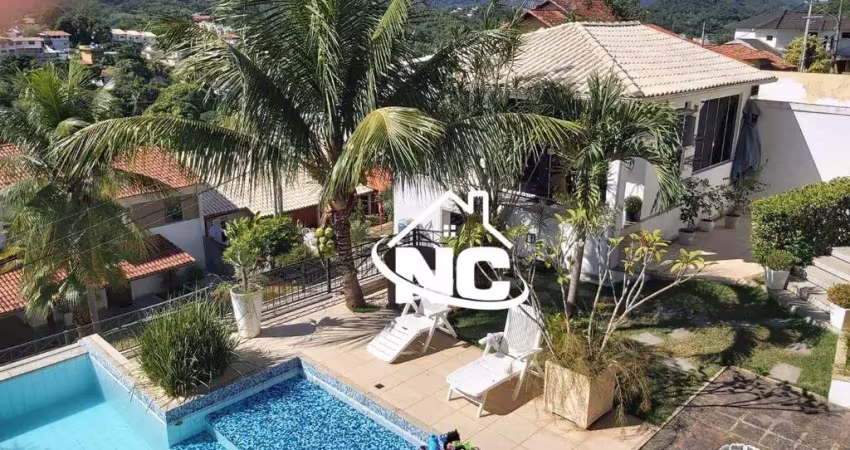 Casa com 4 dormitórios à venda, 470 m² por r$ 1.490.000,00 - maria paula - niterói/rj