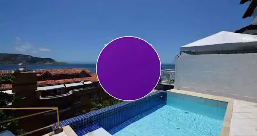 Casa com 5 qurtos à venda, 400 m² por r$ 2.500.000 - camboinhas - niterói/rj