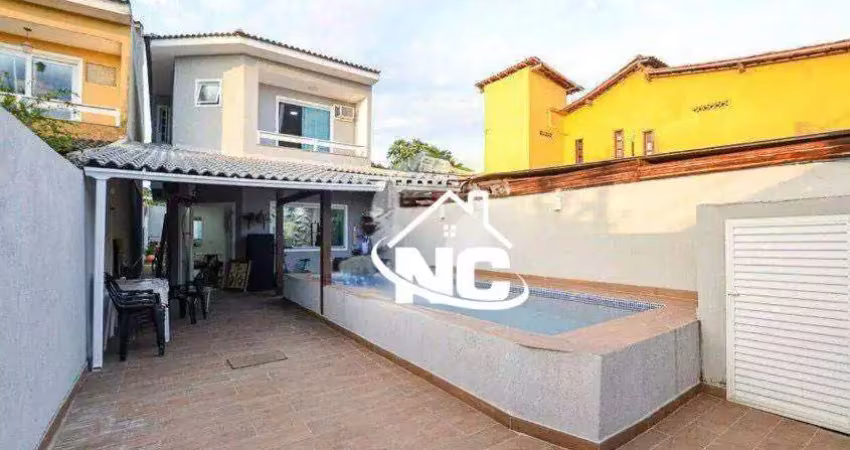 Casa com 3 quartos à venda, 120 m² por r$ 600.000 - itaipu - niterói/rj