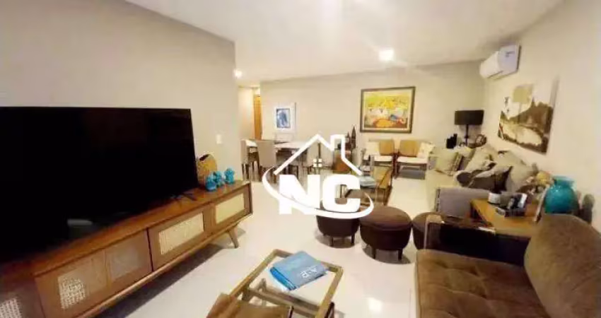 Apartamento com 4 dormitórios à venda, 181 m² por r$ 1.750.000,00 - icaraí - niterói/rj