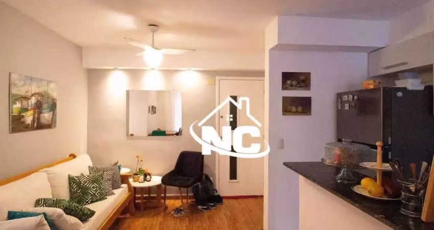 Apartamento condomínio spazio garden  com 3 quartos à venda, 80 m² por r$ 460.000 - barreto - niterói/rj