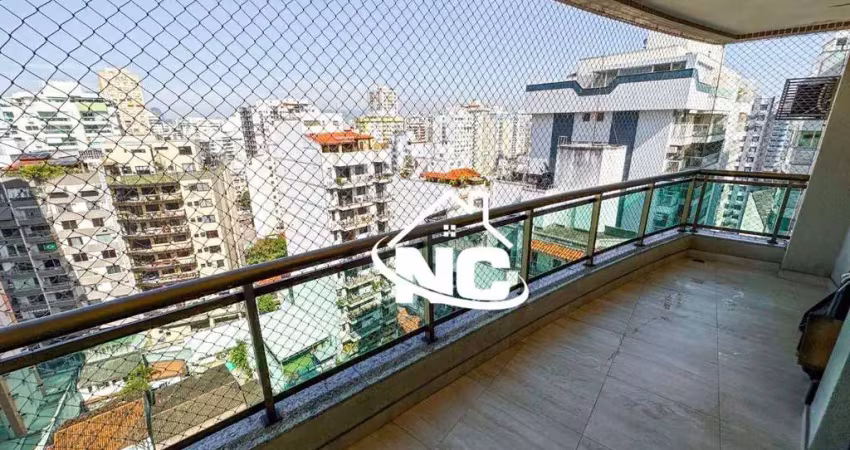Apartamento com 3 quartos à venda, 95 m² por r$ 870.000 - vital brasil - niterói/rj
