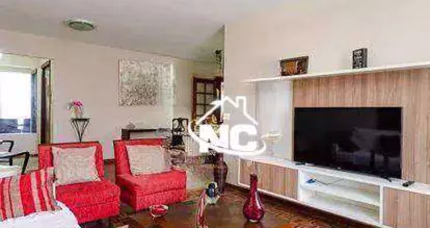 Apartamento à venda com 124m², 3 quartos e 1 vaga em icaraí
