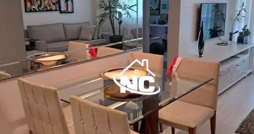 Apartamento com 2 quartos à venda, 90 m² por r$ 735.000 - itaipu - niterói/rj