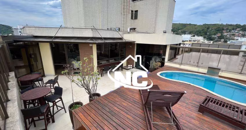 Cobertura com 4 quartos à venda, 313 m² por r$ 2.000.000 - icaraí - niterói/rj