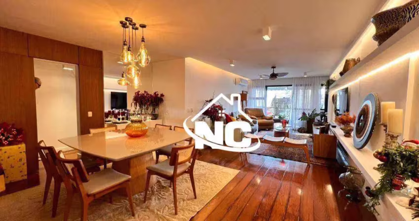 Apartamento com 4 quartos à venda, 186 m² por r$ 2.050.000 - icaraí - niterói/rj