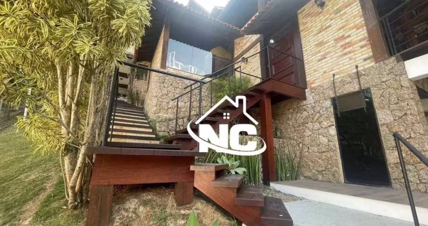 Casa com 4 quartos à venda, 450 m² por r$ 1.190.000 - itaipu - niterói/rj