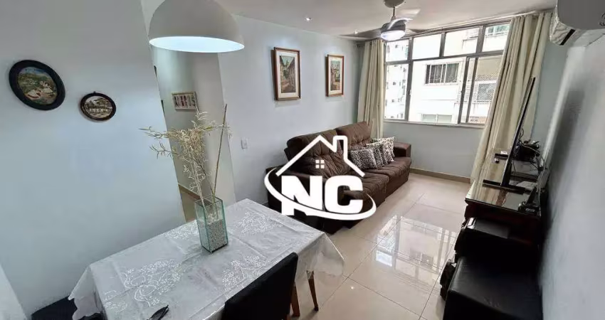 Apartamento à venda com 68m², 2 quartos e 1 vaga em icaraí