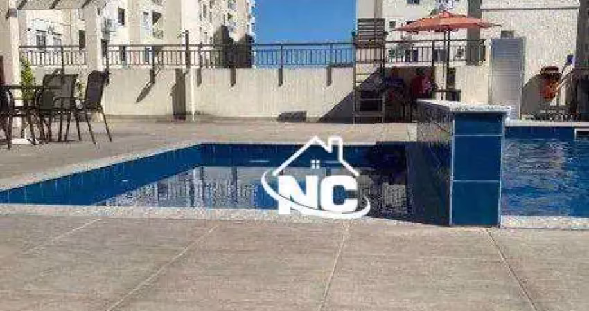 Apartamento com 2 dormitórios à venda, 45 m² por r$ 285.000,00 - colubande - são gonçalo/rj