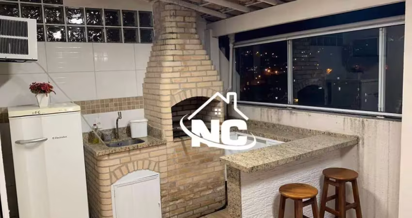 Cobertura com 2 quartos à venda, 95 m² por r$ 600.000 - barreto - niterói/rj