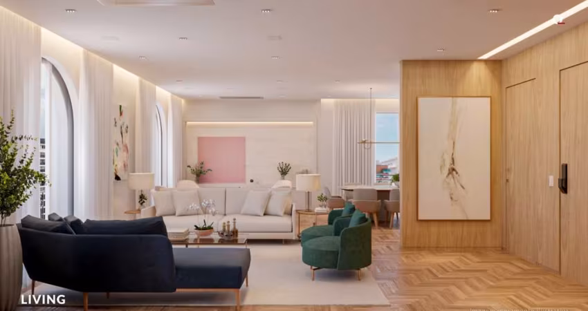 Apartamento tipo para venda com 4 quartos, sendo 4 suítes, 315m²