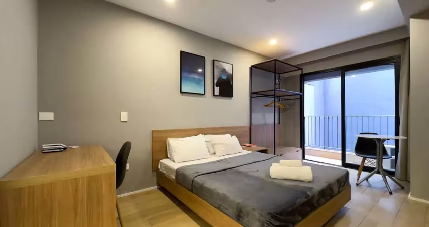 Studio para venda em jardins com 1 quarto, sendo 1 suíte, 28m²