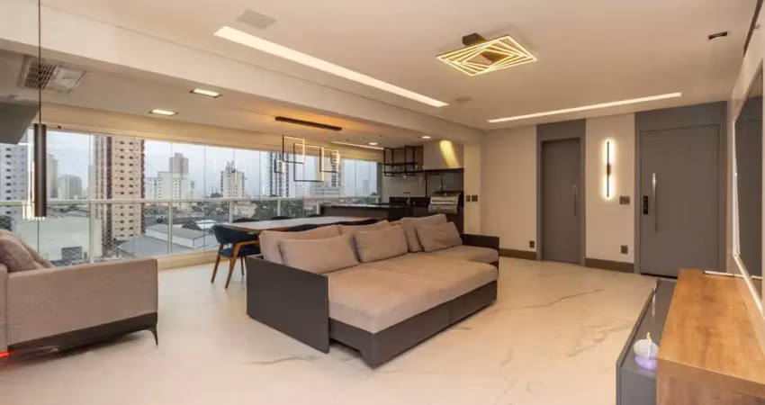 Apartamento tipo para venda em vila bertioga com 3 quartos, sendo 3 suítes, 134m²