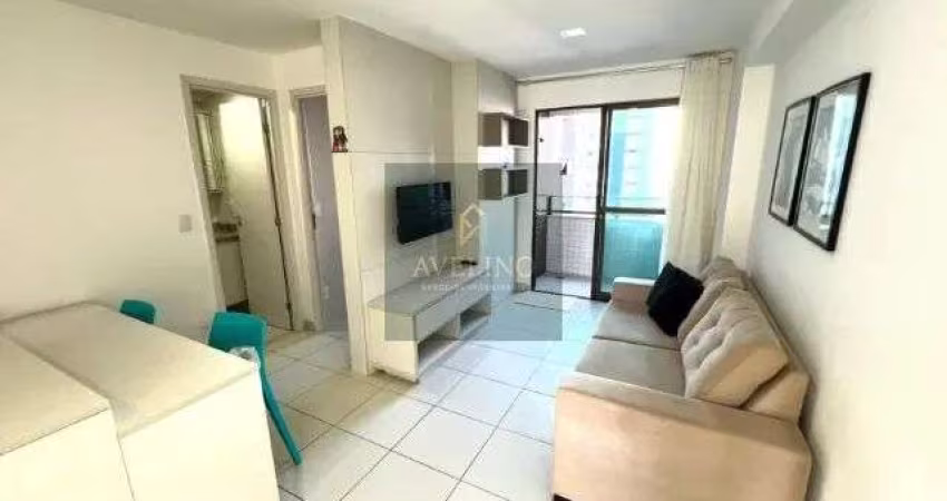 Excelente apartamento Alto padrão para Locação, com 1 dormitório e em ótima localização no Bairro Boa viagem