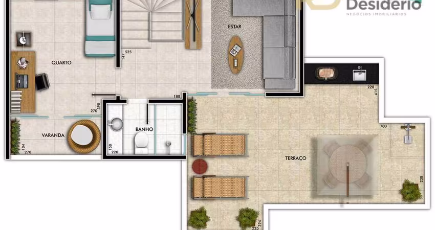 Cobertura à venda, 4 quartos, 1 suíte, 3 vagas, Jardim Riacho das Pedras - Contagem/MG