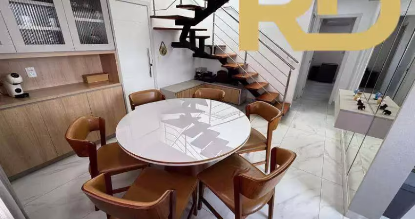 Cobertura à venda, 2 quartos, 1 suíte, 2 vagas, sagrada família - belo horizonte/mg