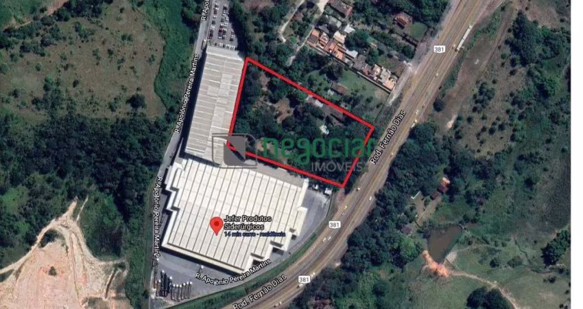 COMPRAR E VENDER ÁREA - TERRENO INDUSTRIAL - BR 381 - BETIM/MG